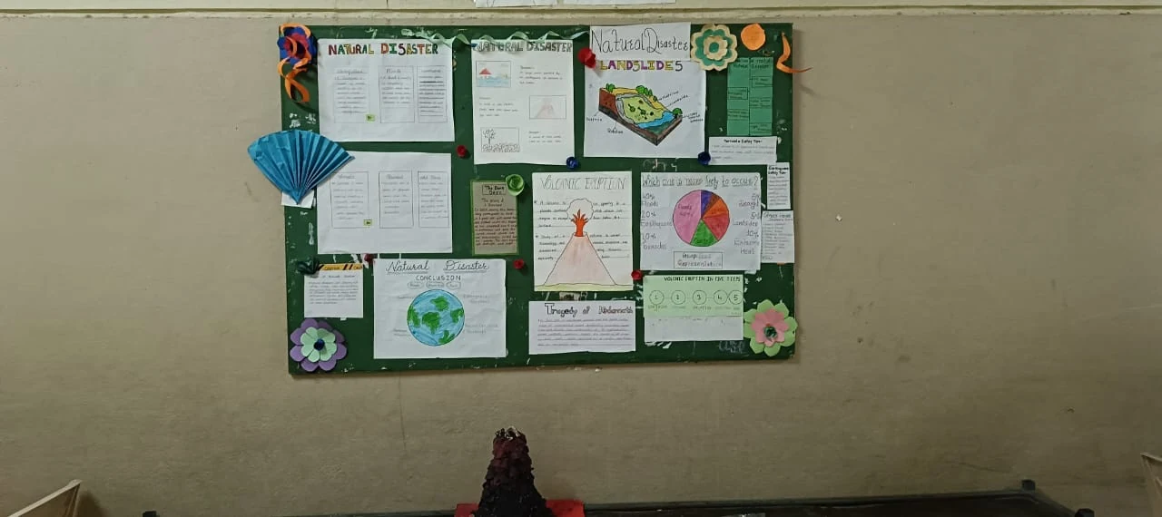 Student learning project at Happy Faces Malegaon